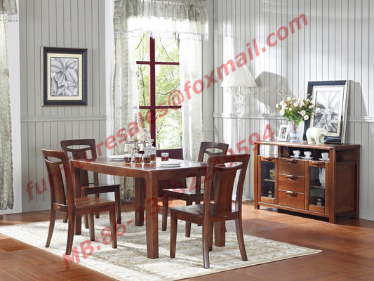 High Quality Solid Wooden Furniture Dining Table with Chair