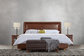 2017 new design of Leather / Fabric American style Bedroon furniture Upholstered headboard set bed/king size Bed