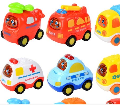 China Hands Pushing truck inertia toy car  inertia toy ambulance helicopter crane Inertia Police Vehicle fire engine for kid supplier