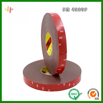 China 3M 4229p VHB strong double sided Tape | 3M 4229P Grey Automobile foam Tape supplier