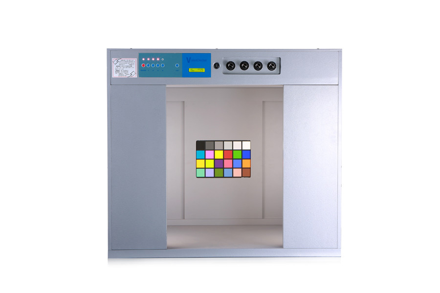 TILO VideoChecker VC(3) 750 to 3200 lux D65, A, TL84, CWF Light Camera Light Box with Neutral Grey