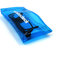 Designed PVC Zipper Small Plastic Bags with Zipper.Size :Length 21cm. Height12cm. 0.13MM Blue PVC material . supplier