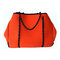 factory custom perforated neoprene beach bag. 3.5mm neoprene,  size is  41cm x 28cm x 25.5 cm supplier