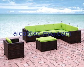China 2014 popular outdoor rattan L shape sofa set supplier