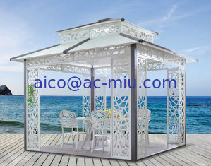 China China Cast aluminum outdoor sunshine pavilion metal pavilion garden Pavilion 1118 supplier