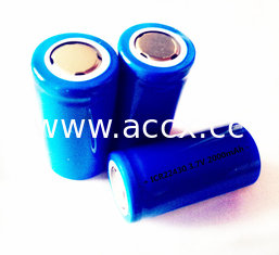 China 22430 2000mAh 3.7V rechargeable battery li-ion lithium batteries supplier