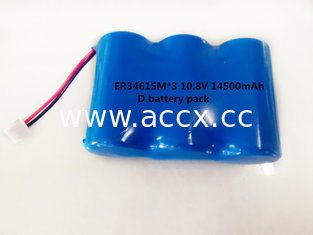China 3.6V Primary Lithium Battery with 14Ah er34615m 10.8v for Remote data Recorder supplier