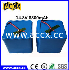 China custom 18650 14.8v 8800mah rechargeable li ion battery pack for medical Instruments supplier