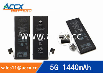 China ACCX brand new high quality li-polymer internal mobile phone battery for IPhone 5G with high capacity of 1440mAh 3.7V supplier