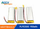 952050pl 3.7v lithium polymer battery with 900mAh li-ion battery for bluetooth headset supplier