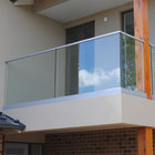 High quality U Channel Glass Railing, Tempered Glass Railing for Stair