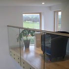 Easy Installation 304 Stainless Steel Frameless Glass Standoff Railing / Wall Mounted Glass Standoff