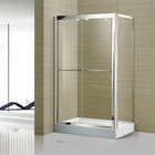 Australian Standard Tempered Glass Sliding Door Glass Shower Enclosure with Stainless Steel Frame