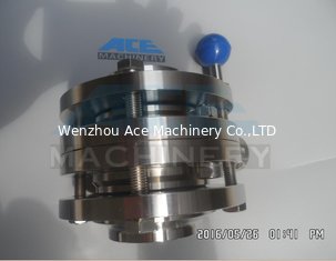 China Stainless Steel Sanitary Grade Manual Welded Butterfly Valve (ACE-DF-Z7) supplier