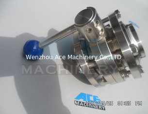 China Stainless Steel Manual Threaded Butterfly Valve (ACE-DF-2C) supplier