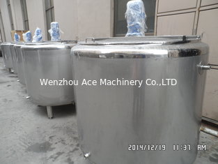 China Food Sanitary Stainless Steel Steam Heating Cheese Vats Milk Vat Milk Chilling Vat Milk Cooling Vat Yogurt Vat supplier