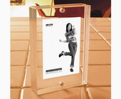 Acrylic Photo Frame Magnet Photo Frame,Thickness One Peice 0.47" .Simply Sandwich Your photo Between Two