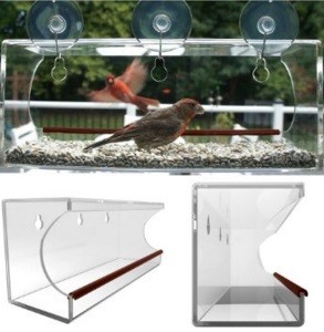 window bird feeder/clear window bird feeder/acrylic window bird feeder
