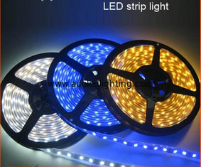 China LED RGB Strips SMD 3528 IP65 single color waterproof DC12V supplier