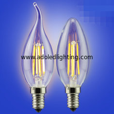 China RGB color 4W Edison C35 glass LED Filament Candle Light E14 Sapphire filament CE Rohs supplier
