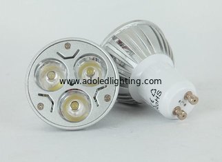 China 3W LED Spot Light GU10 base with Aluminum heat sink supplier
