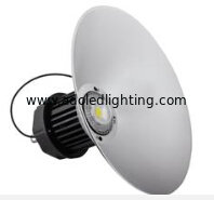 China 50W LED Highbay Light Bridgelux LED COB with Meanwell Driver beam angle 120 degree black Radiator supplier