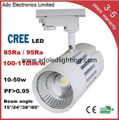 China CREE COB LED Track Light 3 years warranry isolated IC constant driver high PFC CRI lumen supplier