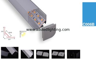 China LED Strips Aluminum Profile Anodized  6063 T5 Aluminum Alloy1M 2M 3M length supplier