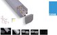 LED Strips Aluminum Profile Anodized  6063 T5 Aluminum Alloy1M 2M 3M length supplier