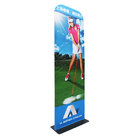 Tradeshow Tension Fabric Banner Stands Customized Size Aluminium Material