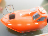 2017 MED  Certificate FRP 20 Persons Totally Enclosed Motor-Propelled Survival free fall lifeboat requirement