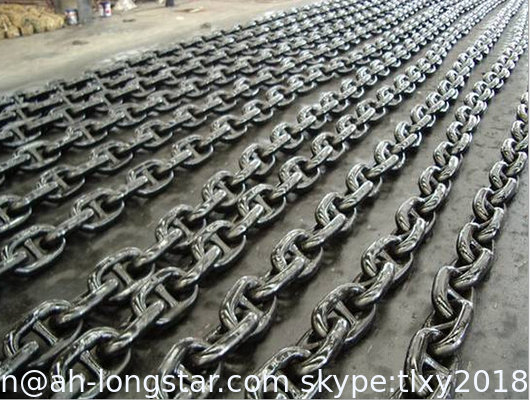 U2  44mm stud chain anchor chain,boat chain,buoy chain,marine chain,stud link chain,stud chain