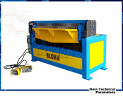 Hydraulic TDF flange folding machine, TDF joint plate folding machine