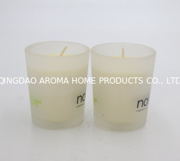 China Vanilla and Cake Mixed Scented Glass Candles with painting and decal paper finish supplier