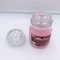 90g Scented soy wax glass candle holder with lid and color label for baby room decor supplier