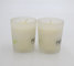 Vanilla and Cake Mixed Scented Glass Candles with painting and decal paper finish supplier