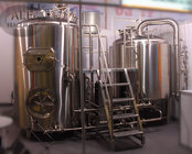 cerveza Beer equipment brewing kettle mash laute tun brewhouse with steam jacket Shandong best price beer brewing system