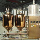 Shandong Competitive price beer mash/lauter tun boiling/whirlpool tank hot water tank All In One Micro Brewery/Home Brew