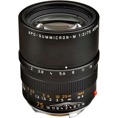 Leica M Apo-Summicron-M 1:2,0/75 mm ASPH. 11637 NEW with Leica International