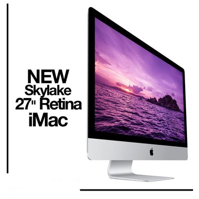 Apple Retina iMac 27" 5k 4.0Ghz i7 SKYLAKE 32GB Ram 3TB Fusion Windows 10 NEW