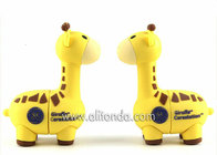 Cute 3d animal series giraffe shape USB flash drive custom for zoo promotional gifts