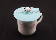 Anti-dust, Airtight Seal Food Grade Silicone Drink Cup Lids Hot Cup Lids Creative bear Mug Cover
