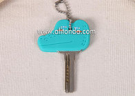 Silicone Key Cover high quality custom 3D soft PVC key chain silicone key rings holder