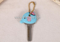 Promotional gifts soft PVC key cap cover custom 3D house PVC rubber key cap cover PVC rubber key head