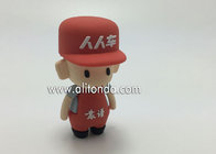 5cmH 3d collectible figure soft man shape pvc figure custom made silicone toy for promotional gifts