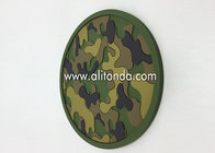 Custom anti-slip soft pvc round shape 2d with any image design coaster