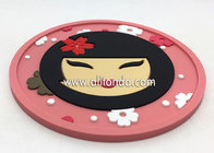 OEM Wholesale Custom Soft Rubber PVC Coaster for promotional gifts