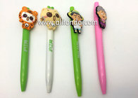 Custom and supply cute cartoon ball pen for office school bank promotional gifts
