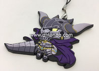 Anime company promotional gifts custom cartoon figures shape pendants for mobile phone custom