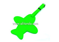 Plane shape promotional luggage tag custom for airline company